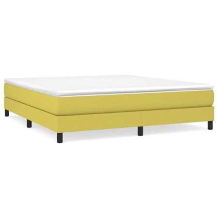 vidaXL Bettgestell ohne Matratze Grün 180x200 cm Stoff