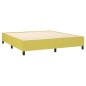vidaXL Bettgestell ohne Matratze Grün 160x200 cm Stoff vidaXL Bettgestell ohne Matratze Grün 160x200 cm Stoff