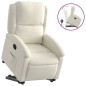 vidaXL Relaxsessel mit Aufstehhilfe Creme Samt vidaXL Relaxsessel mit Aufstehhilfe Creme Samt
