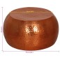vidaXL Couchtisch Messing Ø55x28 cm Aluminium vidaXL Couchtisch Messing Ø55x28 cm Aluminium