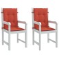 vidaXL Niedriglehner-Auflagen 2 Stk. Melange Rot 100x50x4 cm Stoff vidaXL Niedriglehner-Auflagen 2 Stk. Melange Rot 100x50x4 cm Stoff