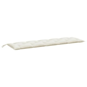 vidaXL Gartenbank-Auflage Melange Creme 180x50x7 cm Stoff