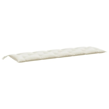 vidaXL Gartenbank-Auflage Melange Creme 180x50x7 cm Stoff