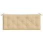 vidaXL Gartenbank-Auflage Melange Beige 120x50x7 cm Stoff vidaXL Gartenbank-Auflage Melange Beige 120x50x7 cm Stoff
