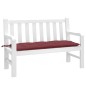 vidaXL Gartenbank-Auflage Melange Weinrot 120x50x7 cm Stoff vidaXL Gartenbank-Auflage Melange Weinrot 120x50x7 cm Stoff