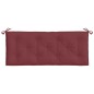 vidaXL Gartenbank-Auflage Melange Weinrot 120x50x7 cm Stoff vidaXL Gartenbank-Auflage Melange Weinrot 120x50x7 cm Stoff