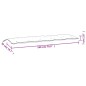 vidaXL Gartenbank-Auflage Melange Rot 180x50x7 cm Stoff vidaXL Gartenbank-Auflage Melange Rot 180x50x7 cm Stoff