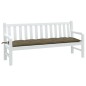 vidaXL Gartenbank-Auflage Melange Taupe 180x50x7 cm Stoff vidaXL Gartenbank-Auflage Melange Taupe 180x50x7 cm Stoff