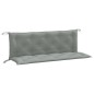 vidaXL Gartenbank-Auflagen 2 Stk. Melange Hellgrau 150x50x7 cm Stoff vidaXL Gartenbank-Auflagen 2 Stk. Melange Hellgrau 150x50x7 cm Stoff