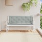 vidaXL Gartenbank-Auflagen 2 Stk. Melange Hellgrau 150x50x7 cm Stoff vidaXL Gartenbank-Auflagen 2 Stk. Melange Hellgrau 150x50x7 cm Stoff