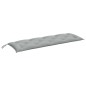 vidaXL Gartenbank-Auflagen 2 Stk. Melange Hellgrau 150x50x7 cm Stoff vidaXL Gartenbank-Auflagen 2 Stk. Melange Hellgrau 150x50x7 cm Stoff