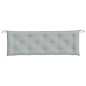 vidaXL Gartenbank-Auflagen 2 Stk. Melange Hellgrau 150x50x7 cm Stoff vidaXL Gartenbank-Auflagen 2 Stk. Melange Hellgrau 150x50x7 cm Stoff