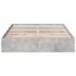 vidaXL Bettgestell mit Schubladen Betongrau 160x200 cm Holzwerkstoff vidaXL Bettgestell mit Schubladen Betongrau 160x200 cm Holzwerkstoff