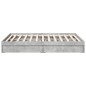 vidaXL Bettgestell mit Schubladen Betongrau 160x200 cm Holzwerkstoff vidaXL Bettgestell mit Schubladen Betongrau 160x200 cm Holzwerkstoff