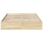 vidaXL Bettgestell mit Schubladen Sonoma-Eiche 150x200cm Holzwerkstoff vidaXL Bettgestell mit Schubladen Sonoma-Eiche 150x200cm Holzwerkstoff