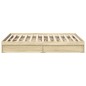 vidaXL Bettgestell mit Schubladen Sonoma-Eiche 150x200cm Holzwerkstoff vidaXL Bettgestell mit Schubladen Sonoma-Eiche 150x200cm Holzwerkstoff