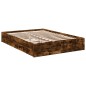 vidaXL Bettgestell mit Schubladen Räuchereiche 120x190cm Holzwerkstoff vidaXL Bettgestell mit Schubladen Räuchereiche 120x190cm Holzwerkstoff