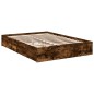 vidaXL Bettgestell mit Schubladen Räuchereiche 120x190cm Holzwerkstoff vidaXL Bettgestell mit Schubladen Räuchereiche 120x190cm Holzwerkstoff