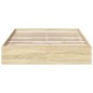 vidaXL Bettgestell mit Schubladen Sonoma-Eiche 120x190cm Holzwerkstoff vidaXL Bettgestell mit Schubladen Sonoma-Eiche 120x190cm Holzwerkstoff
