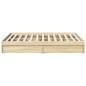 vidaXL Bettgestell mit Schubladen Sonoma-Eiche 120x190cm Holzwerkstoff vidaXL Bettgestell mit Schubladen Sonoma-Eiche 120x190cm Holzwerkstoff