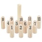 vidaXL 13-tlg. Kubb-Spielset mit Tragetasche Massivholz Kiefer vidaXL 13-tlg. Kubb-Spielset mit Tragetasche Massivholz Kiefer