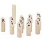 vidaXL 13-tlg. Kubb-Spielset mit Tragetasche Massivholz Kiefer vidaXL 13-tlg. Kubb-Spielset mit Tragetasche Massivholz Kiefer