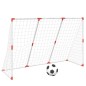 vidaXL Fußballtor für Kinder mit Bällen 2-in-1 Weiß 184x64x124 cm vidaXL Fußballtor für Kinder mit Bällen 2-in-1 Weiß 184x64x124 cm
