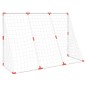vidaXL Fußballtor für Kinder mit Bällen 2-in-1 Weiß 184x64x124 cm vidaXL Fußballtor für Kinder mit Bällen 2-in-1 Weiß 184x64x124 cm