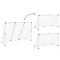 vidaXL Fußballtor für Kinder mit Bällen 2-in-1 Weiß 184x64x124 cm vidaXL Fußballtor für Kinder mit Bällen 2-in-1 Weiß 184x64x124 cm