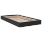 vidaXL Bettgestell Schwarz 90x190 cm Holzwerkstoff vidaXL Bettgestell Schwarz 90x190 cm Holzwerkstoff