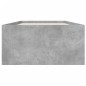 vidaXL Bettgestell Betongrau 75x190 cm Holzwerkstoff vidaXL Bettgestell Betongrau 75x190 cm Holzwerkstoff