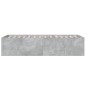 vidaXL Bettgestell Betongrau 75x190 cm Holzwerkstoff vidaXL Bettgestell Betongrau 75x190 cm Holzwerkstoff