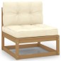 vidaXL 14-tlg. Garten-Lounge-Set mit Kissen Honigbraun Massivholz vidaXL 14-tlg. Garten-Lounge-Set mit Kissen Honigbraun Massivholz