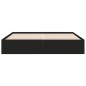 vidaXL Bettgestell Schwarz 180x200 cm Holzwerkstoff vidaXL Bettgestell Schwarz 180x200 cm Holzwerkstoff