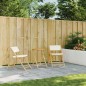 vidaXL 3-tlg. Bistro-Set Klappbar mit Cremeweißen Kissen Bambus vidaXL 3-tlg. Bistro-Set Klappbar mit Cremeweißen Kissen Bambus