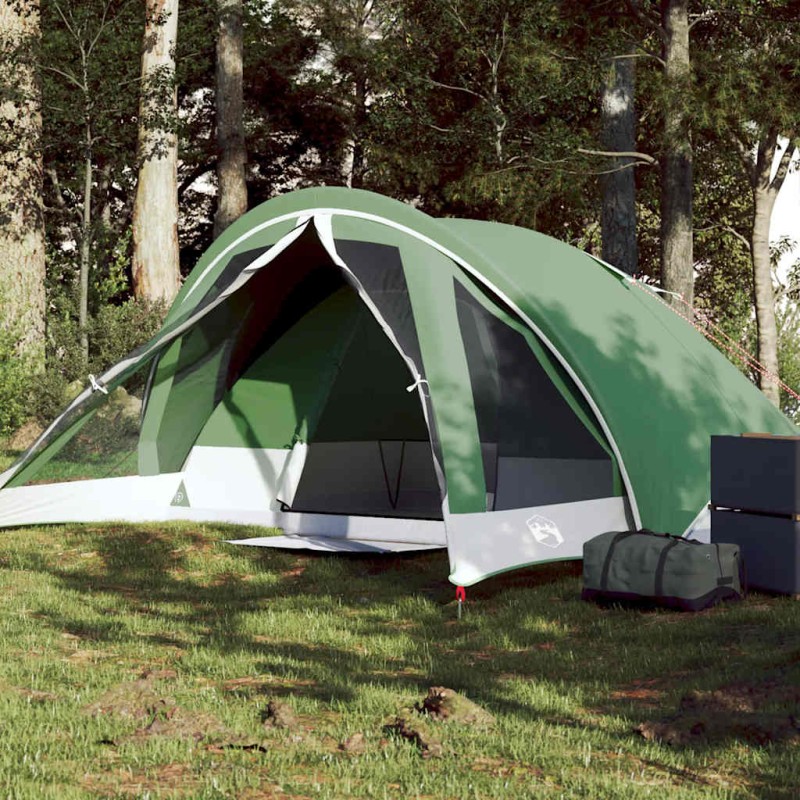 vidaXL Campingzelt 4 Personen Grün Wasserdicht vidaXL Campingzelt 4 Personen Grün Wasserdicht