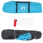 vidaXL Campingzelt 3 Personen Blau Quick Release vidaXL Campingzelt 3 Personen Blau Quick Release