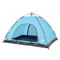 vidaXL Campingzelt 4 Personen Blau Quick Release vidaXL Campingzelt 4 Personen Blau Quick Release