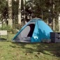 vidaXL Kuppel-Campingzelt 4 Personen Blau Wasserdicht vidaXL Kuppel-Campingzelt 4 Personen Blau Wasserdicht