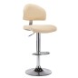 Barhocker Cremeweiß Kunstleder Barhocker Cremeweiß Kunstleder