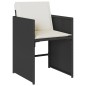 vidaXL 13-tlg. Garten-Essgruppe mit Kissen Schwarz Poly Rattan vidaXL 13-tlg. Garten-Essgruppe mit Kissen Schwarz Poly Rattan