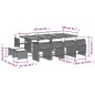 vidaXL 13-tlg. Garten-Essgruppe mit Kissen Beige Poly Rattan vidaXL 13-tlg. Garten-Essgruppe mit Kissen Beige Poly Rattan