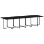 vidaXL 17-tlg. Garten-Essgruppe mit Kissen Schwarz Poly Rattan vidaXL 17-tlg. Garten-Essgruppe mit Kissen Schwarz Poly Rattan
