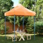 vidaXL Partyzelt Faltbar Pop-Up Orange 200x200x306 cm vidaXL Partyzelt Faltbar Pop-Up Orange 200x200x306 cm