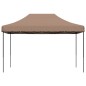 vidaXL Partyzelt Faltbar Pop-Up Braun 410x279x315 cm vidaXL Partyzelt Faltbar Pop-Up Braun 410x279x315 cm