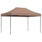 vidaXL Partyzelt Faltbar Pop-Up Braun 410x279x315 cm vidaXL Partyzelt Faltbar Pop-Up Braun 410x279x315 cm