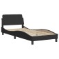 vidaXL Bett mit Matratze Schwarz 80x200 cm Samt vidaXL Bett mit Matratze Schwarz 80x200 cm Samt