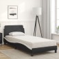 vidaXL Bett mit Matratze Schwarz und Weiß 80x200 cm Kunstleder vidaXL Bett mit Matratze Schwarz und Weiß 80x200 cm Kunstleder