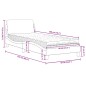 vidaXL Bett mit Matratze Schwarz und Weiß 80x200 cm Kunstleder vidaXL Bett mit Matratze Schwarz und Weiß 80x200 cm Kunstleder