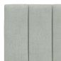vidaXL Bett mit Matratze Hellgrau 80x200 cm Samt vidaXL Bett mit Matratze Hellgrau 80x200 cm Samt